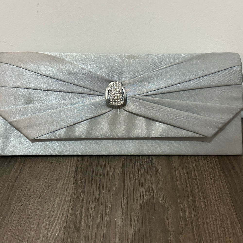 Elegant Silver Clutch